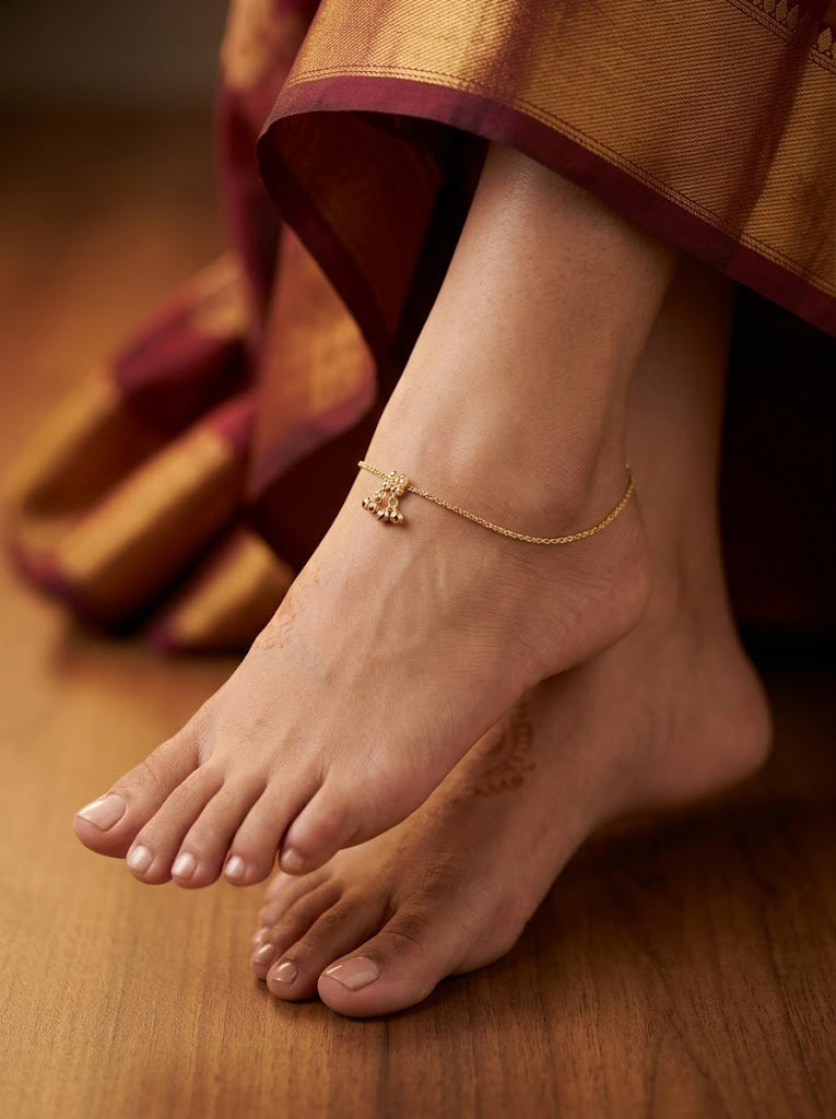 Classic Thin Gold Anklet