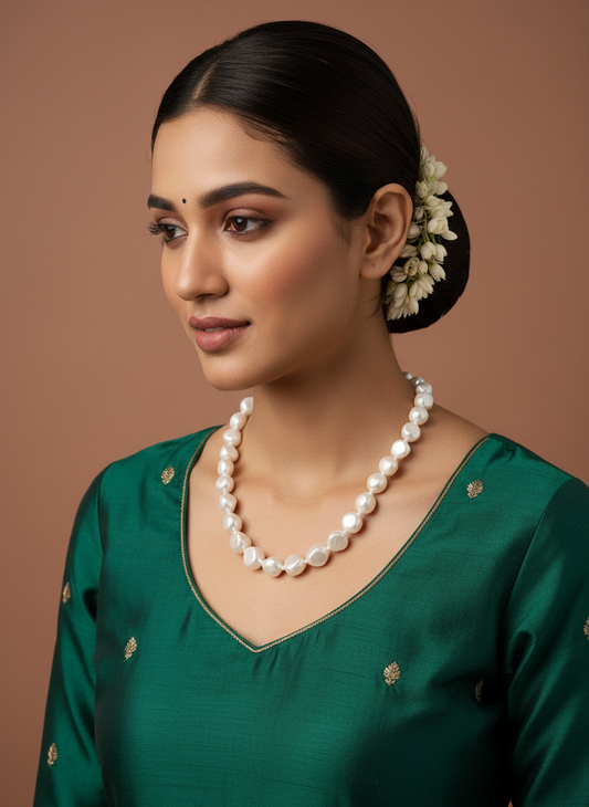 Classic Single Strand Pearl Necklace