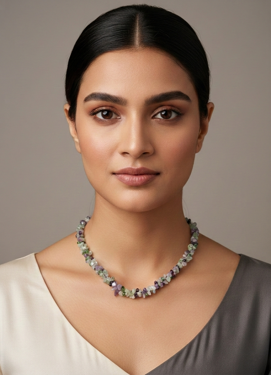 Crystal Elegance Short Necklace