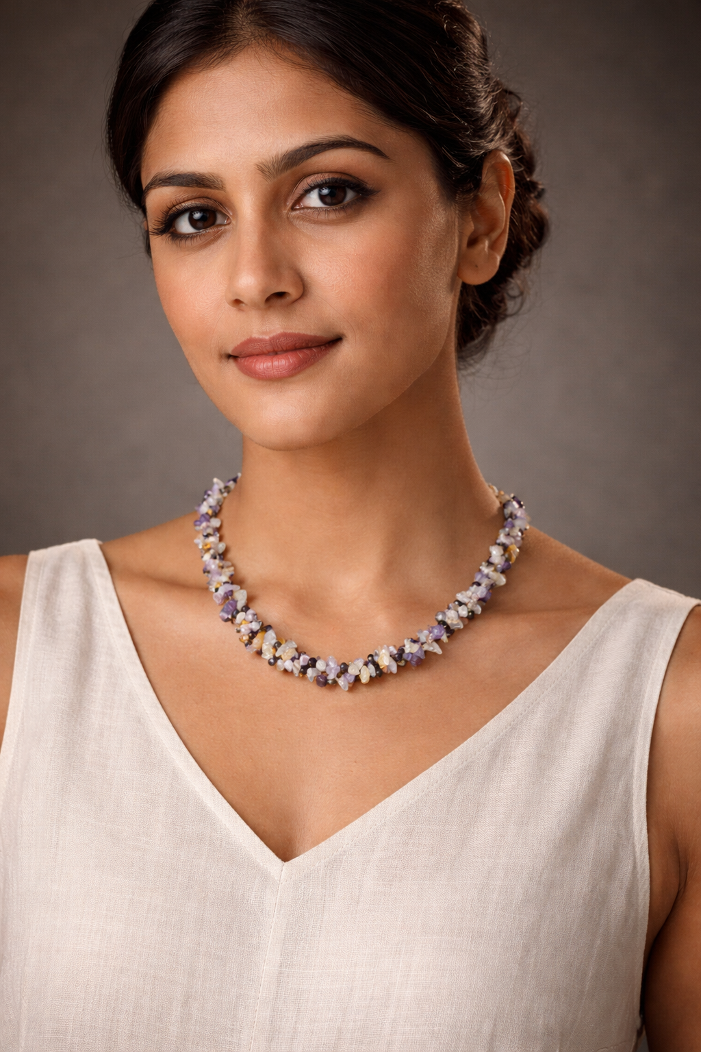 Crystal Elegance Short Necklace