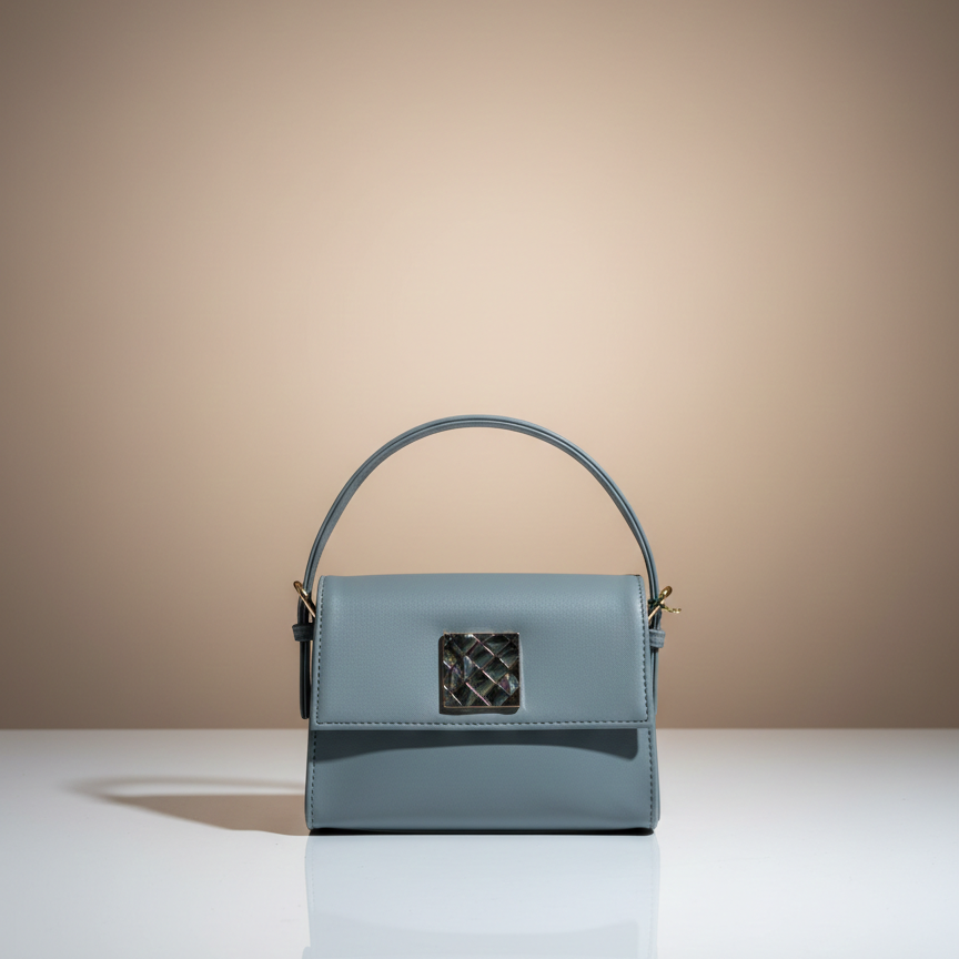 Women's Sling Bag, Synthetic Fabric, Single Compartment with 1 Zip Pocket (Beige/Lavender/Pastel Blue)